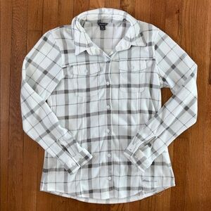 Eddie Bauer Women's Button Up Fleece Sweatshirt Size Large